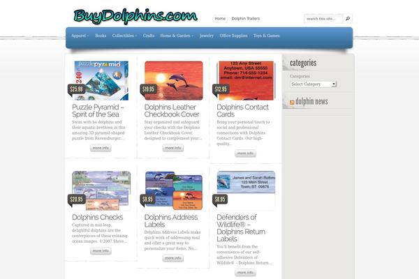eStore theme site design template sample
