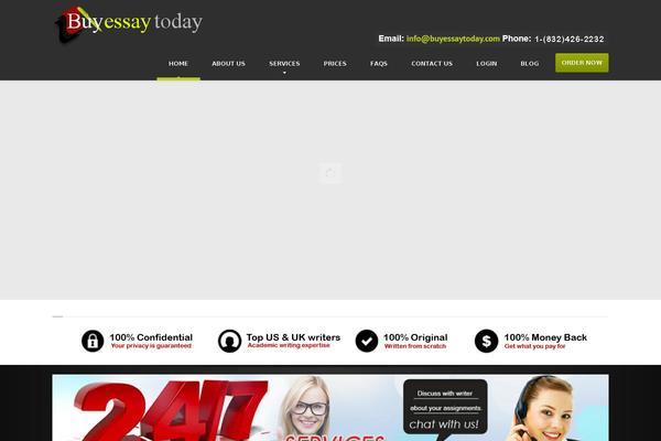 HairPress theme site design template sample