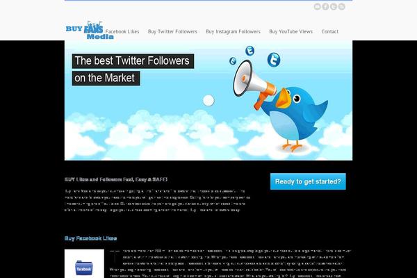 Site using Simple Social Expandable plugin