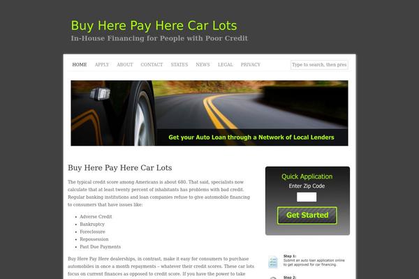 Headway theme site design template sample