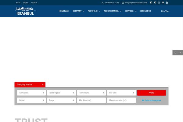 Houzez-child theme site design template sample