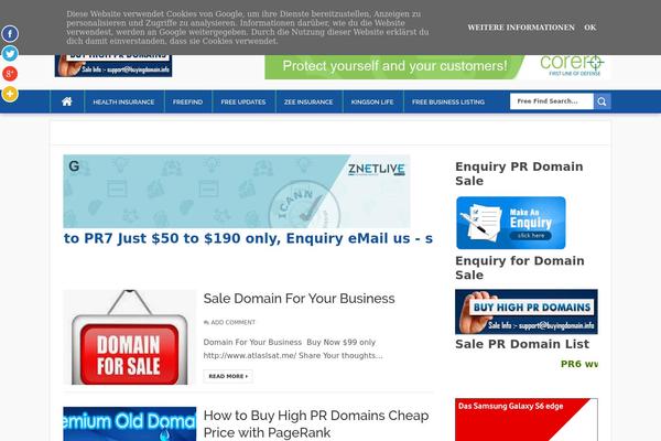 Caps theme site design template sample