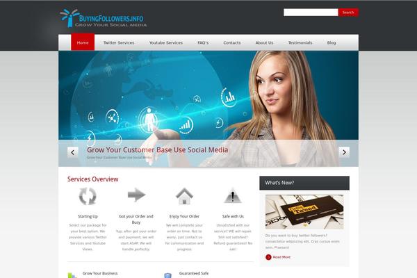 QuickHost theme site design template sample