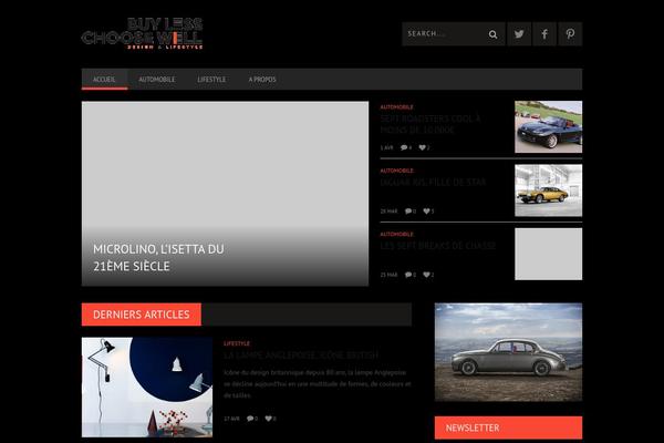BUCKET theme site design template sample