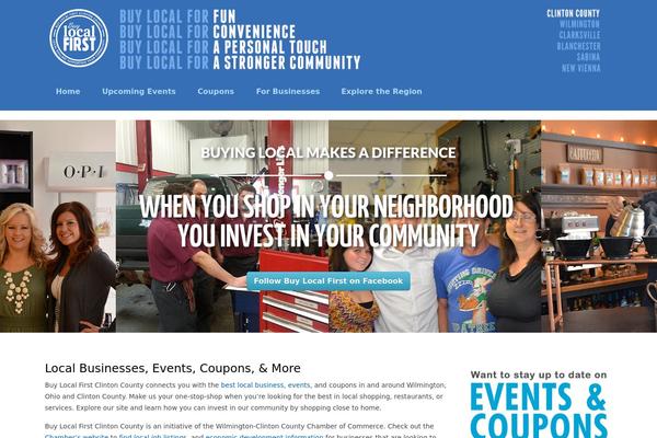 Directory theme site design template sample