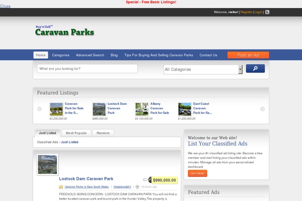 ClassiPress theme site design template sample