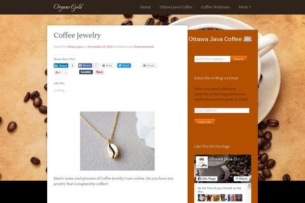 buyorganogold.ca site used Espressionista