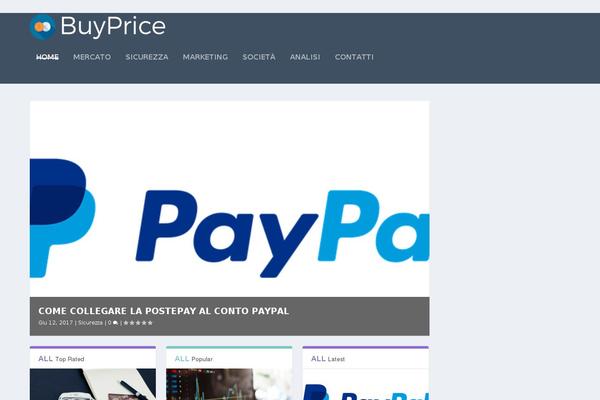 Impreza Child theme site design template sample