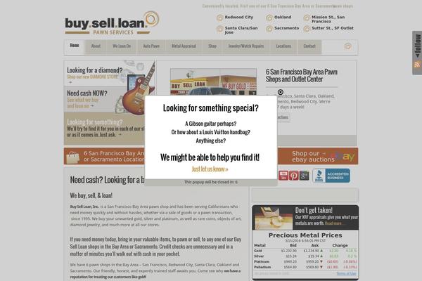 Balance theme site design template sample