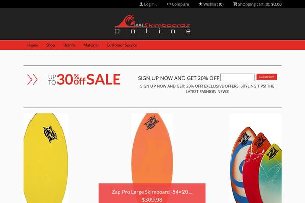 GoodStore theme site design template sample