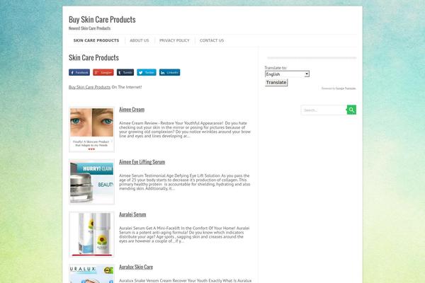 Ignite theme site design template sample