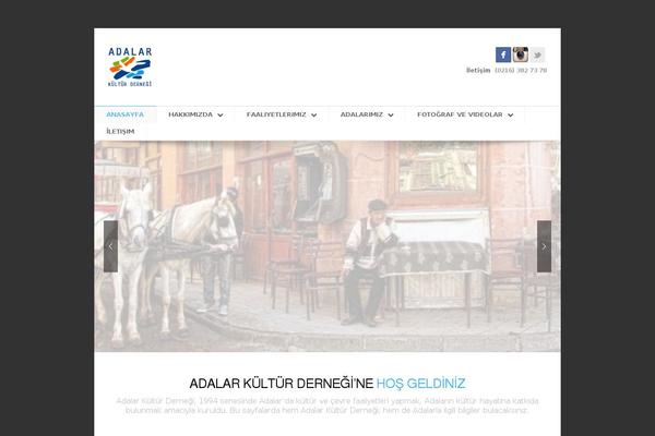 Aegaeus theme site design template sample