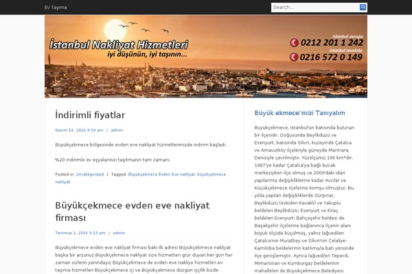 Infinity theme site design template sample