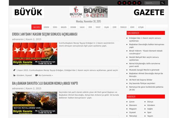 buyukgazete.com site used NewsPress Lite