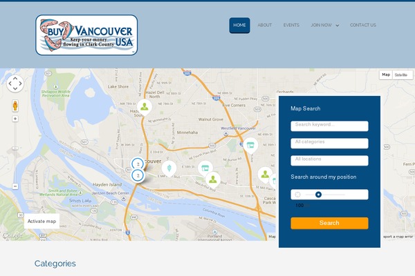 Business Finder theme site design template sample