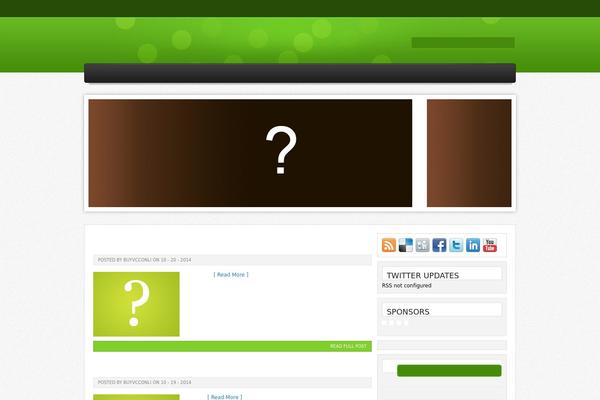 Helios theme site design template sample