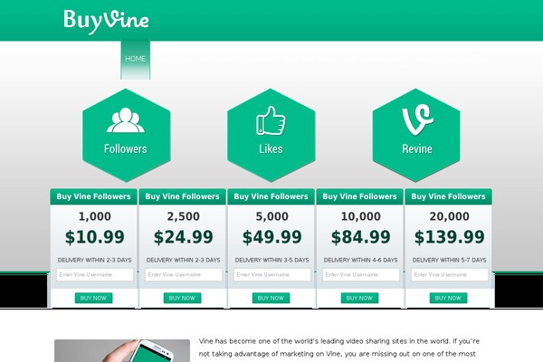 Infinite theme site design template sample