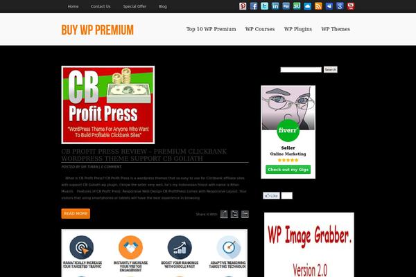 buywppremium.com site used Wp Social Press