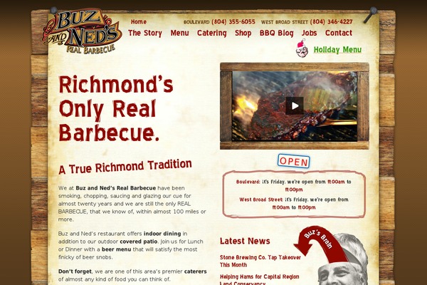 Cardinal Child theme site design template sample