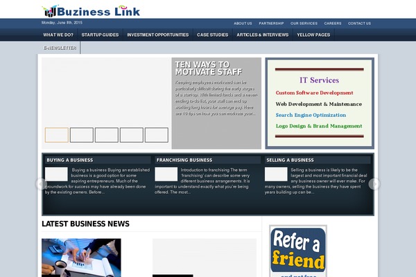 buzinesslink.com site used Breakingnewz