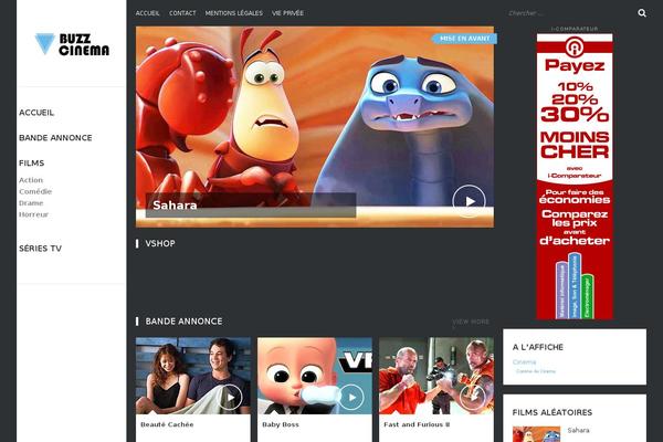 buzz-cinema.com site used Videoz