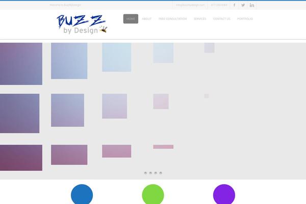 Sevenfold theme site design template sample