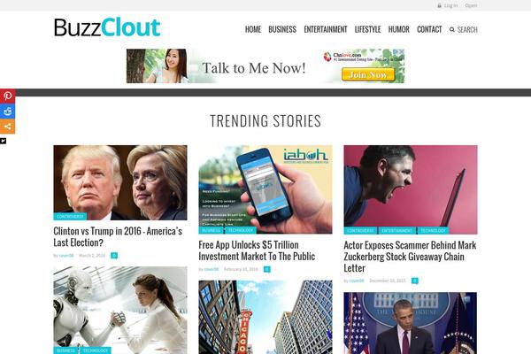 Chirps theme site design template sample