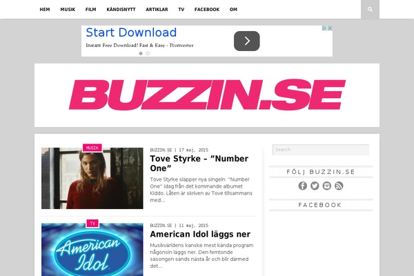 buzzin.se site used Braxton