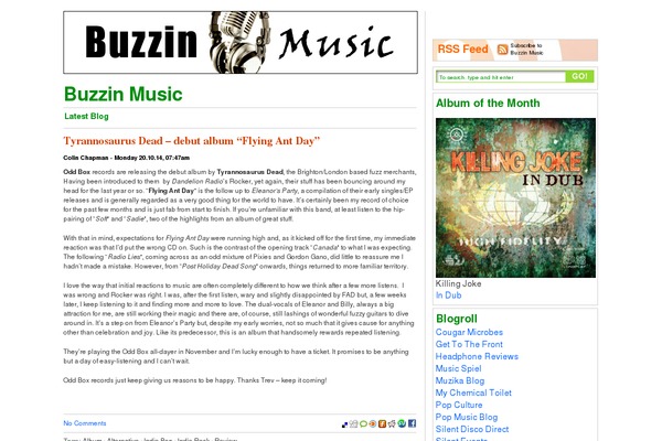 buzzinmusic.co.uk site used Bf-2-column