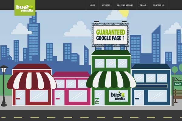 Frost theme site design template sample