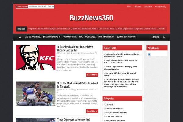 Theme Rush theme site design template sample