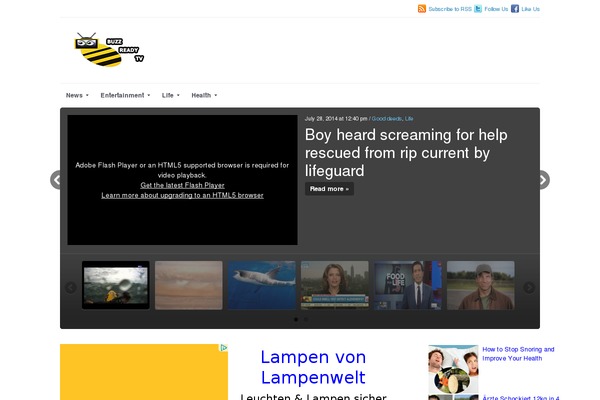 Videozoom theme site design template sample