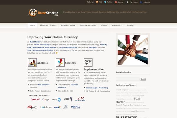 Titan theme site design template sample