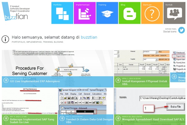 One Touch theme site design template sample