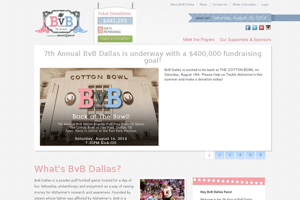 Site using BuddyMenu BuddyLinks plugin