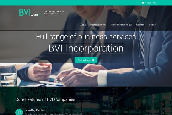 Wallstreet-pro theme site design template sample