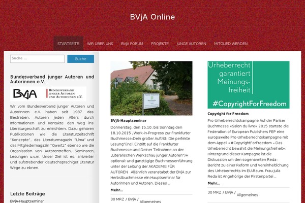 bvja-online.de site used Wix