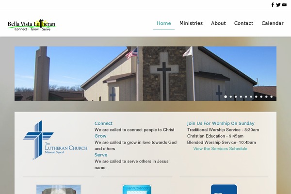 Ecclesia theme site design template sample