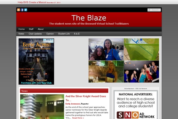 Sno Flex theme site design template sample