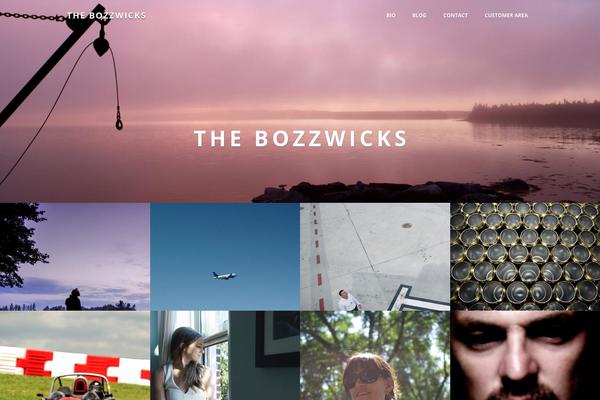 Photogenic theme site design template sample