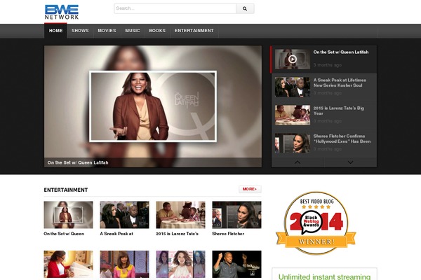 deTube theme site design template sample