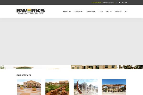 Flatter theme site design template sample
