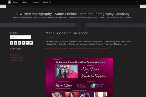 Full Frame theme site design template sample
