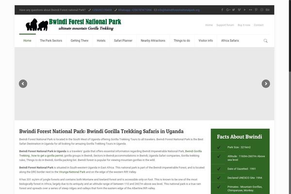 Africa theme site design template sample