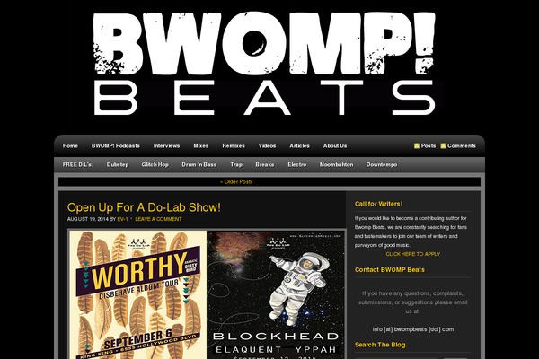 Amped Child theme site design template sample