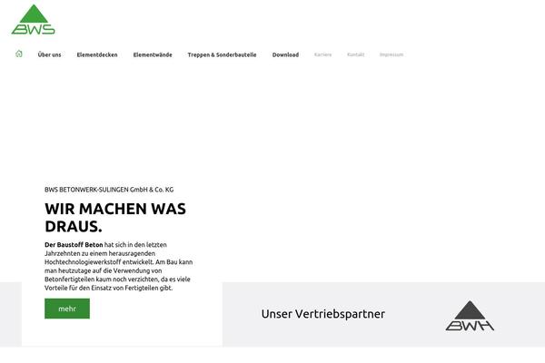 BeTheme Child theme site design template sample