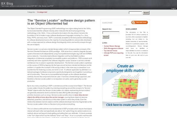 Carrington Blog theme site design template sample