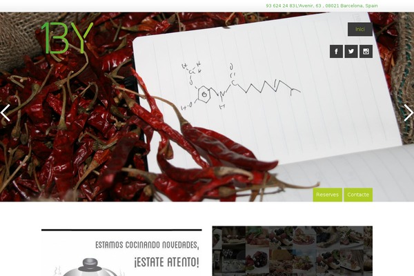 Forked theme site design template sample