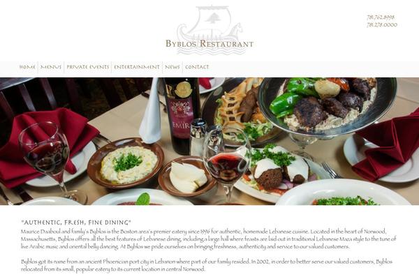byblosrestaurant.com site used Byblos