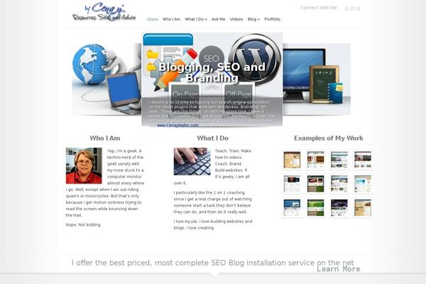 Modest theme site design template sample